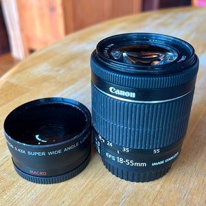 Canon EFS 18-55mm lense STM